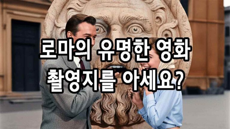 로마의 유명한 영화 촬영지 아세요?